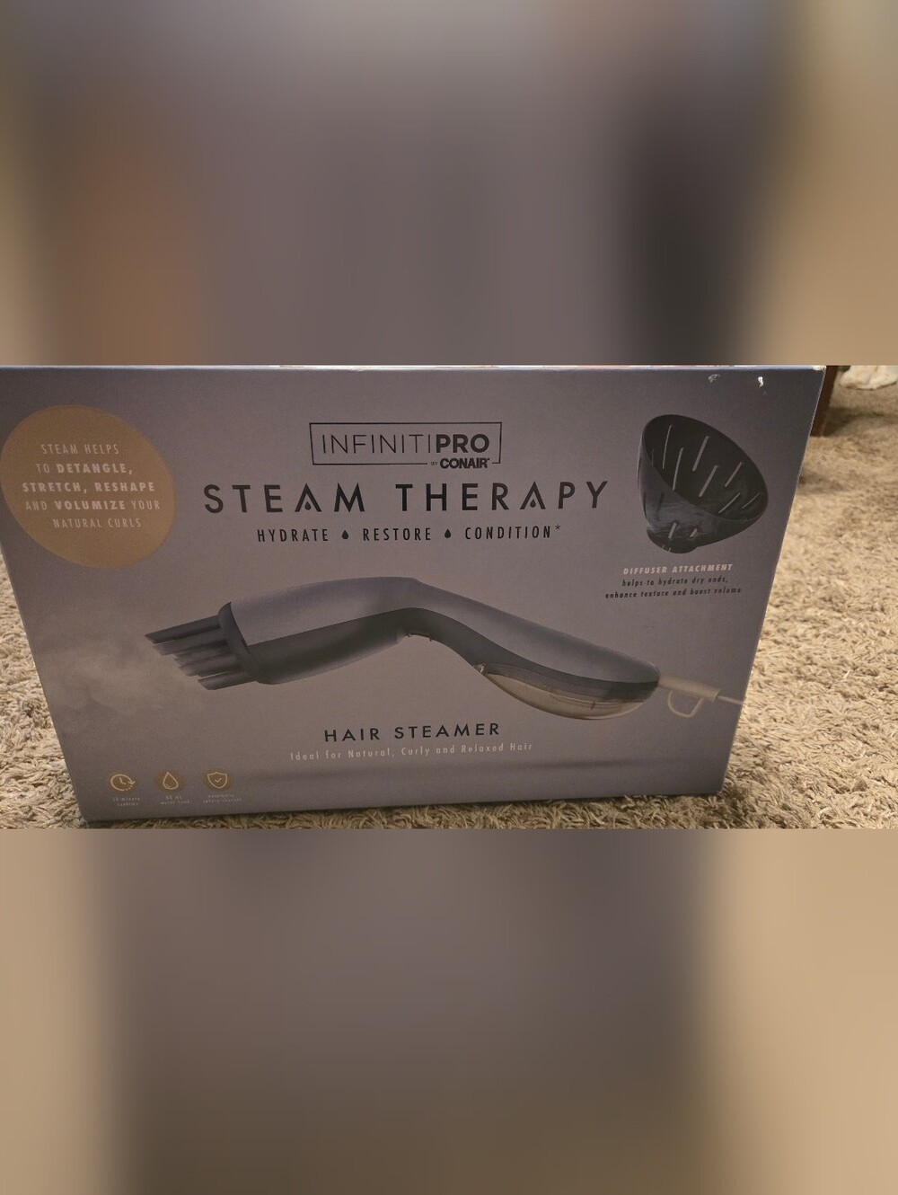 InfinitiPRO by Conair Steam Therapy
Hair Steamer